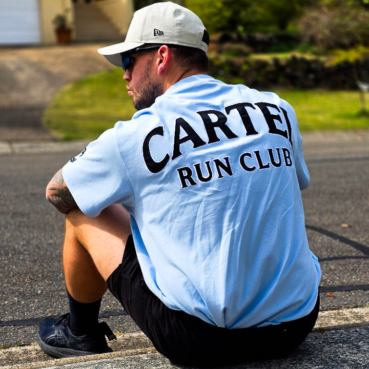 Run Club Street Mileage - Powder Blue