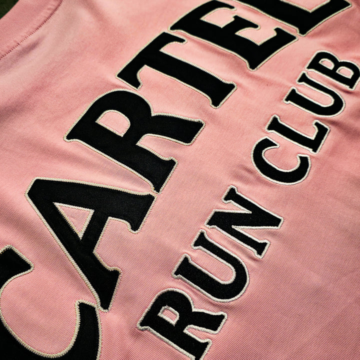 Run Club Street Mileage - Pastel Pink